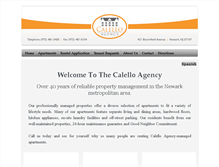 Tablet Screenshot of calelloagency.com